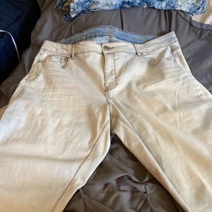 True Craft Distressed Light Wash Denim Jeans